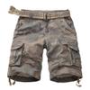 AKARMY Men's Casual Multi Pocket Outdoor Camouflage Shorts Twill Camo Cargo Shorts 8066 C34 Retro Camo(No Belt) 31 view 1