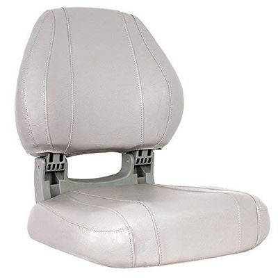 Oceansouth Sirocco Folding Boat Seat (Gray, Sirocco Folding Boat Seat) fishing folding chair black light back cushion boat seats leaders accessories bucket seat covers waterproof cushions