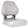 Oceansouth Sirocco Folding Boat Seat (Gray, Sirocco Folding Boat Seat) fishing folding chair black light back cushion boat seats leaders accessories bucket seat covers waterproof cushions view 1
