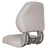 Oceansouth Sirocco Folding Boat Seat (Gray, Sirocco Folding Boat Seat) fishing folding chair black light back cushion boat seats leaders accessories bucket seat covers waterproof cushions view 2