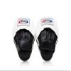 Fairtex FMV9 Contoured Focus Mitts |Striking Accuracy & Protection for Boxing, Muay Thai, Kickboxing |Ergonomic Design, Soft Padding, Secure Fit Leather -(Black/White) view 4
