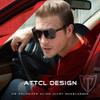 ATTCL Driving Polarized Sunglasses for Men: Classic Square Al-Mg Metal Frame Lightweight UV Protection for Travel & Outdoor 6500 Gray view 2