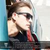 ATTCL Driving Polarized Sunglasses for Men: Classic Square Al-Mg Metal Frame Lightweight UV Protection for Travel & Outdoor 6500 BLACK view 2