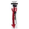 Red & Black Polyester Pitchfork and Tail Kit (21") - 2-Pack - Perfect for Halloween and Costume Parties view 2