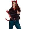 Red & Black Polyester Pitchfork and Tail Kit (21") - 2-Pack - Perfect for Halloween and Costume Parties view 4