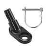 2PCS Universal Bike Trailer Hitch Aluminum Alloy Linker Bicycle Trailer Hitch Adapter Attachment Black