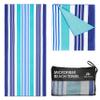 Elite Trend Quick Dry Towel Large 63x31 Inch - Microfiber Beach Towel - Perfect for Beach, Travel, Swimming, Pool, Yoga, Hiking, Camping - Lightweight, Fast Drying, Compact for Adults (Ocean) view 1