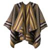 Women's Vintage Pattern Open Front Poncho Cape Shawl Winter Shawl Wraps (Series 11-Camel) view 1