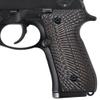 Guuun G10 Grips for Beretta 92, 96, 92 fs, m9, 92a1 Sunburst Texture - Gray/Black view 1