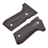 Guuun G10 Grips for Beretta 92, 96, 92 fs, m9, 92a1 Sunburst Texture - Gray/Black view 3