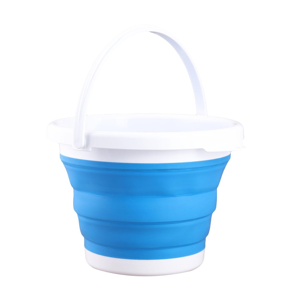 Coghlan's Collapsible 1.3-Gallon Bucket Lightweight, Portable Camping Water Container for Dishwashing, Cleaning, and Gear Storage Durable Design, Ideal for Campers, Hikers, and Outdoor Activities