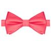 KissTies Coral Reef Self-Tied Bow Tie Watermelon Satin Wedding Bowties + Gift Box view 2