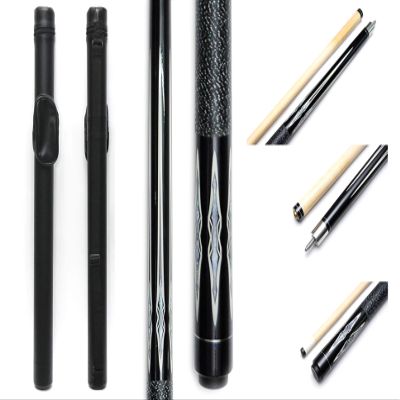 1x1 Hard Pool Cue Case Billiard Stick Carrying Pool Cue Case - 1B1S - Holds 1 Butt and 1 Shaft (Several Colors Available) (Kit-22(Cue+Case))