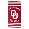 Northwest NCAA Oklahoma Sooners Beach Towel, 30" x 60", Stripes view 1