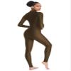 OVIGILY Adult High Neck Long Sleeve Dance Unitard for Women Bodysuits Full Body Leotard Spandex Catsuit view 4