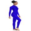 OVIGILY Adult High Neck Long Sleeve Dance Unitard for Women Bodysuits (Royal Blue, X-Large) view 4