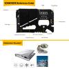 ANTARCTICA Emergency Survival Gear Kits 60 in 1, Outdoor Survival Tool with Emergency Bracelet Whistle Flashlight Pliers Pen Wire Saw for Camping, Hiking, Climbing,Car view 4