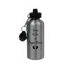 CustomGiftsNow Soon to be a Papa Bear - Aluminum 20 Ounce Summer Silver Sport Water Bottle, 2 Lids view 1