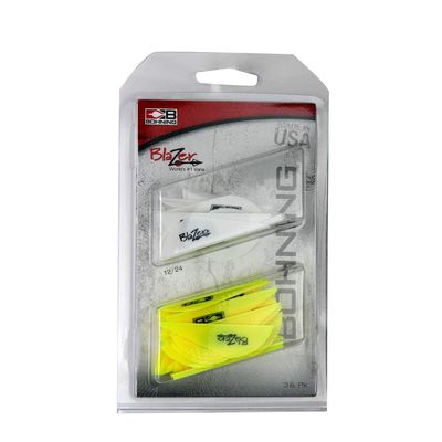 Blazer Vane Combo 36 Pack, White and Neon Yellow, White and Neon Yellow