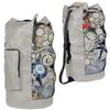 Fitdom Heavy Duty XL Soccer Mesh Equipment Ball Bag w/Adjustable Shoulder Strap Design for Coach. with an Over-Sized Front Pocket for Sporting Accessories. Best for All Outdoor & Water Gears view 1