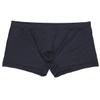 JEATHA Men's Ice Silk Low Rise Trunks Boxer Shorts Bulge Pouch Panties Bikini Briefs Underpants Black X-Large view 1