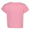 Loxdonz Girls Basic Dance Crop Top Kids Plain Short Sleeve Crop T-Shirt Tees Top (7-8 Years, Baby Pink) view 2