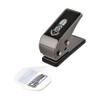 LSTYLE Dart Flight Accessory: 2-Pack Shell Lock Punch Rings for Paper/Foldable Dart Flights - Clear Black view 3