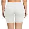 baleaf Women's High Waist Biker Shorts with 3 Pockets White XS view 2