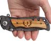 Fanfoobi Laser Engraved Pocket Knife with Monogrammed J for Him view 1