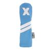 Light Blue Sunfish Leather Golf Headcover Set 1-3-X Driver Fairway Hybrid view 4