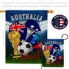 World Cup Australia Flags Australian Banner Room Wall Art Flag Poles For Outside House Patio Porch Lawn Garden Stand Tapestry Yard Signs FIFA Gifts Sports Fan Trophy Soccer Game Football Made In USA view 4