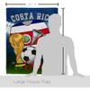 World Cup Costa Rica Flags Costa Rican Banner Room Wall Art Flag Poles For Outside House Patio Porch Lawn Garden Stand Tapestry Yard Sign FIFA Gifts Sport Fan Trophy Soccer Game Football Made In USA view 2