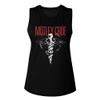 American Classics Motley Crue 1981 Heavy Metal Rock Band Dr Feel Good Ladies Muscle Tank Top, Black (X-Large) view 1