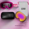 OutdoorMaster Ski Goggles PRO - Frameless, Interchangeable Lens 100% UV400 Protection Snow Goggles for Men & Women (Rose Frame VLT 17% Rose Lens and Free Protective Case) view 3