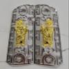 1911 Grips SAN Judas ST. Jude Full Size Grips Government Ambi Cut Nickel/Gold view 4