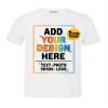 Custom T Shirt Toddler Girl Boy Design Your Own Text Image Photo Personalized T-Shirt 2 Sided White view 1