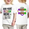 Custom T Shirt Toddler Girl Boy Design Your Own Text Image Photo Personalized T-Shirt 2 Sided White view 2