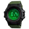 AOSLSI Watch Compass, Altimeter Barometer Thermometer Temperature, Pedometer, Military Army Waterproof Outdoors Sport Digital Watch for Men view 1