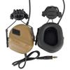 ATAIRSOFT Tactical Headset Unlimited Power Intercom with Microphone Waterproof Hunting Shooting Headphones Earmuff No Noise Reduction Function (Tan) view 3