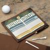 TORRO Golf Scorecard and Yardage Book Holder  Genuine Leather Golf Scorecard and Yardage Wallet with Pencil Loop (Dark Brown) view 3