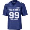 Custom Replica Football Jerseys for Men Personalized Add Your Team Name Number True Royal Small view 1