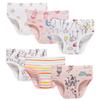 Boboking Girls Soft Cotton Panties Little Girls Briefs Toddler Underwear (Pack of 6) 12yrs White Light-pink view 3