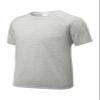 SPORT-TEK Youth PosiCharge Tri-Blend Wicking Raglan Tee Light Grey Heather view 3