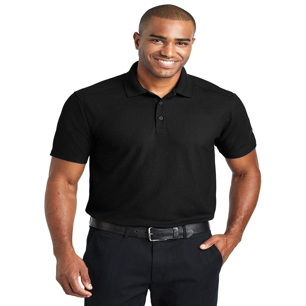 Port Authority EZPerformance Pique Polo Shirt Black