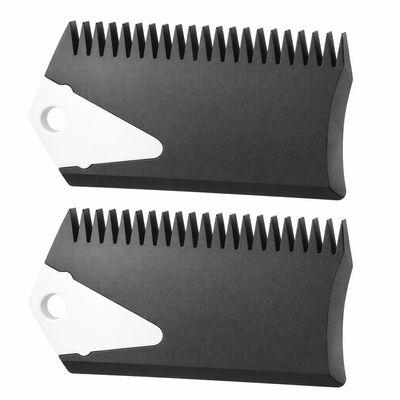Alomejor Surfboard Wax Comb 2Pcs PVC Surfboard Surfing Wax Comb Remover Cleaner Remover Maintenance Tool for Surf Board Skimboard Longboard Surfing Maintenance