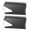 Alomejor Surfboard Wax Comb 2Pcs PVC Surfboard Surfing Wax Comb Remover Cleaner Remover Maintenance Tool for Surf Board Skimboard Longboard Surfing Maintenance view 1