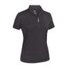 Monterey Club Women's Melange Jersey Performance Sport Top #2362 (Black, X-Large) view 1