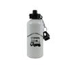 CustomGiftsNow Poppy's Other Car - Golfing Aluminum 20 Ounce Summer White Golf Sport Water Bottle, 2 Lids view 1