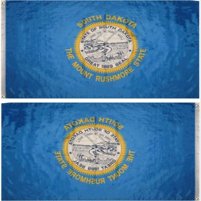 AES American Wholesale 3x5 State of South Dakota Premium Quality Flag 3'x5' Banner Super Polyester