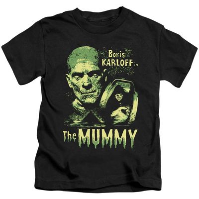 A&E Designs The Mummy Boys T-Shirt Boris Karloff Black Tee, 4